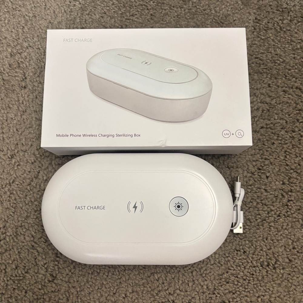 mobile phone wireless charging sterilizing box